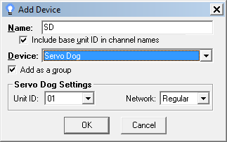 InsertDeviceServoDog