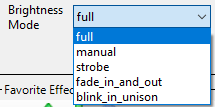 Brightness Modes