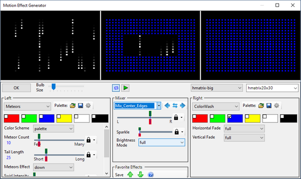 Mix Center / Edges example