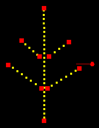 A Lines-Unconnected shape with 5 segments