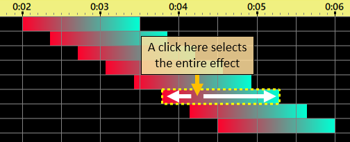 "Effects" selection mode - mouse click "Effects" selection mode - mouse click
