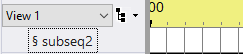 A subsequence A subsequence