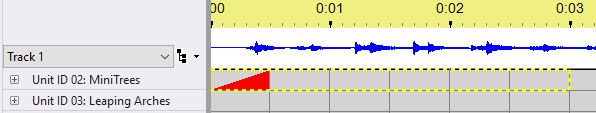 After applying the Chase tool, while collapsed