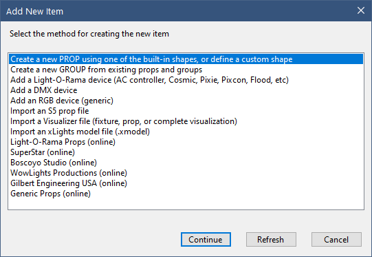 Preview Design's Add New Item dialog