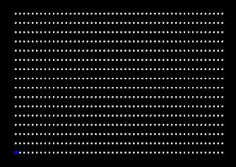 A Matrix Horizontal Rectangle shape with 16 strings A Matrix Horizontal Rectangle shape with 16 strings