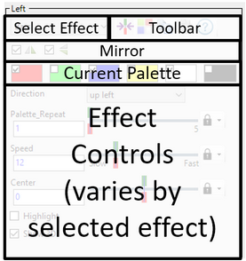 Effect Settings Panel Effect Settings Panel