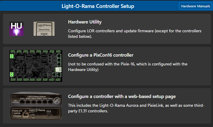 ControllerSetup