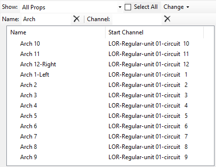 Props not listed in the desired order Props not listed in the desired order