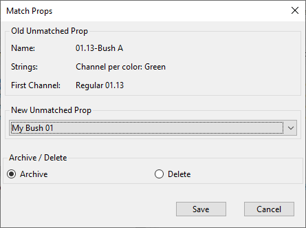 Manual Match dialog Manual Match dialog