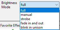 Brightness Modes Brightness Modes