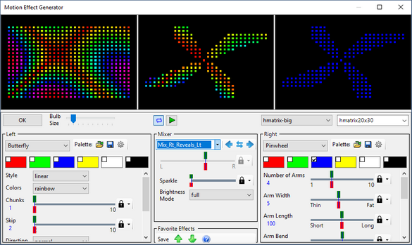 Mix Right Reveals Left example Mix Right Reveals Left example