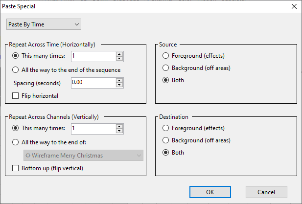 The Paste Special dialog The Paste Special dialog