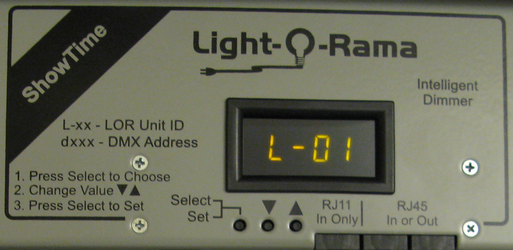 LOR1600Wg3 Front Panel LOR1600Wg3 Front Panel