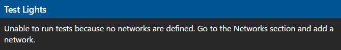 TestLightsNoNetworks