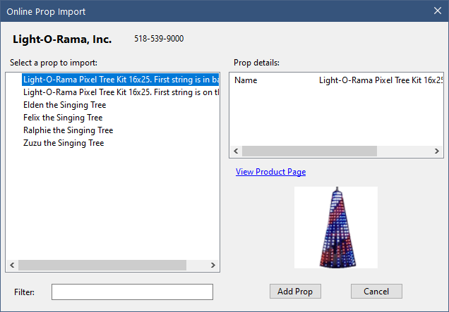 Online Prop Import