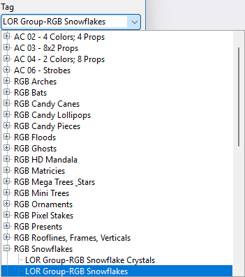 Preview Tag selection Preview Tag selection