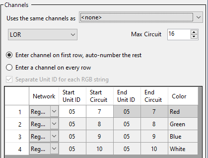 This prop uses 4 consecutive channels This prop uses 4 consecutive channels