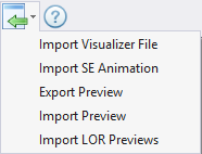 The Import/Export menu