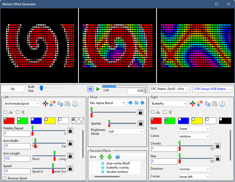 Combining effects with the Transparent color Combining effects with the Transparent color