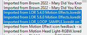 Multiple previews selected Multiple previews selected