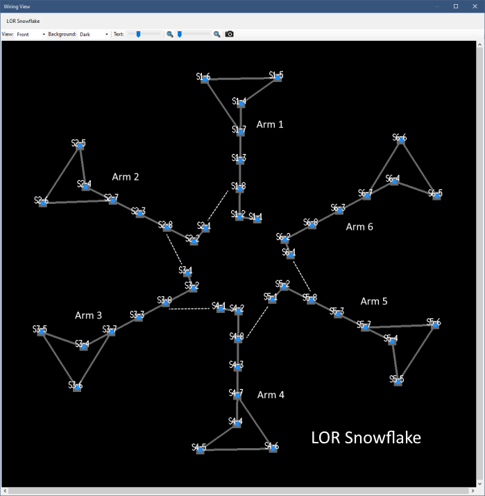 LOR Snowflake wiring view LOR Snowflake wiring view