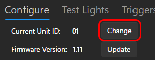 Current unit ID is "01" Current unit ID is "01"