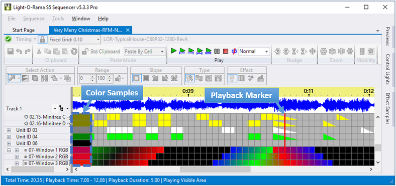Playback in progress Playback in progress