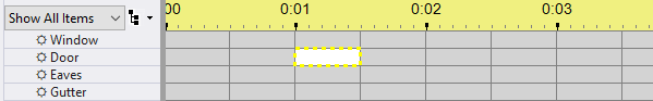 The Door prop has been turned on, between 1 second and 1.5 seconds